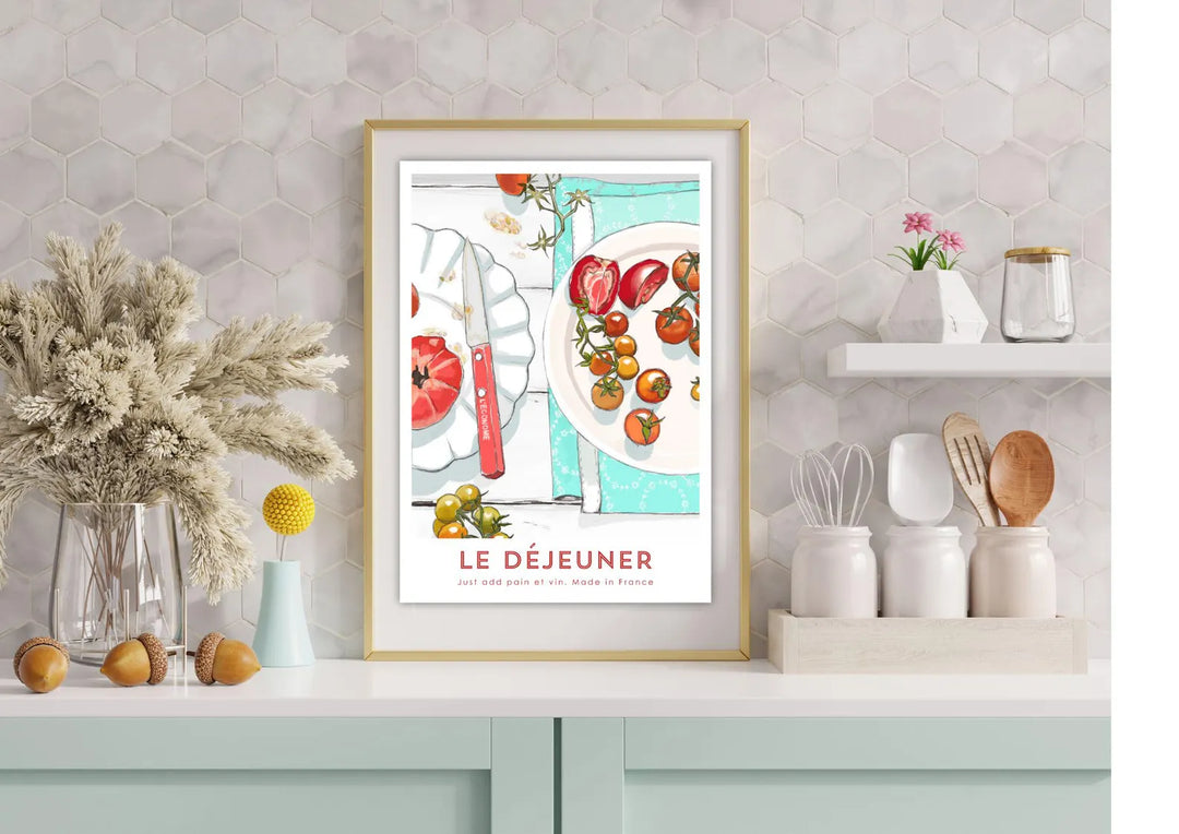 Tomato Gouache Art Print