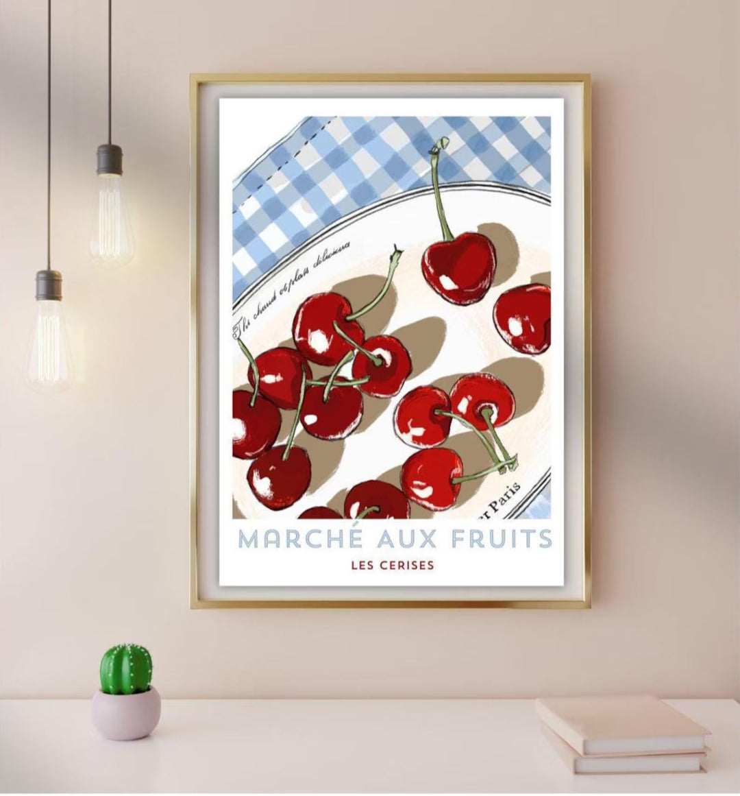 Cherries Of June Art Print