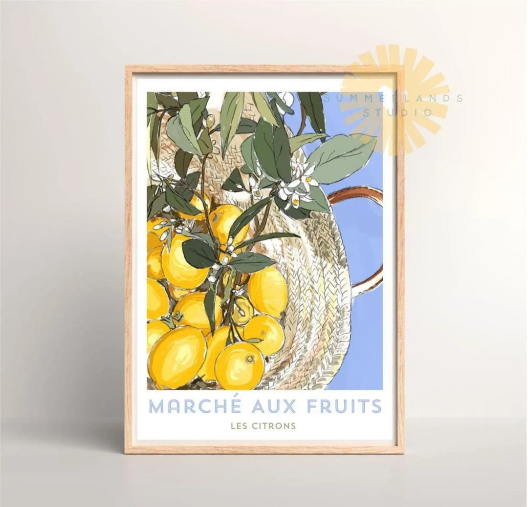 Lemon Art Print